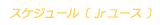 ジュニアユーススケジュール